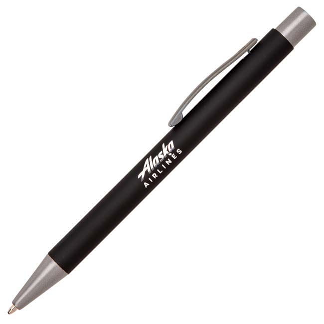 Alaska Airlines Laser Engraved Pen - Black