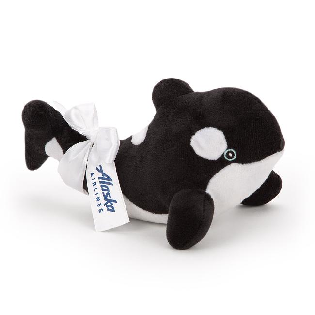 Alaska Airlines 8 in. Plush Whale