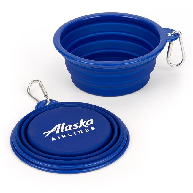 Alaska Airlines Collapsible Pet Bowl