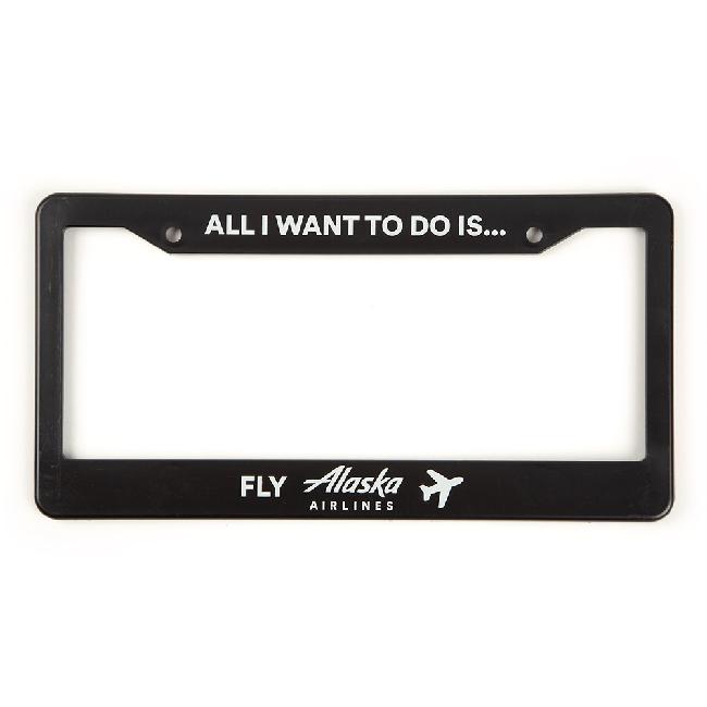 Alaska Airlines License Plate Frame
