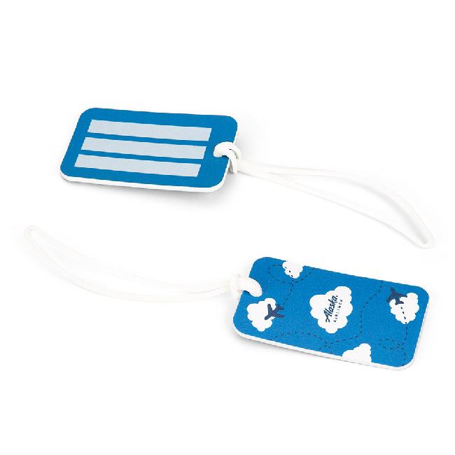 Alaska Airlines Luggage Tag - Cloud Design