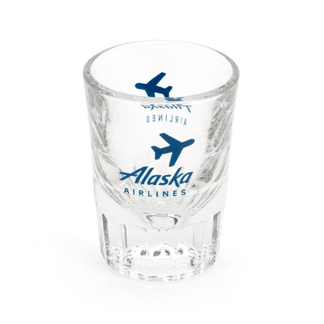 Alaska Airlines Shot Glass