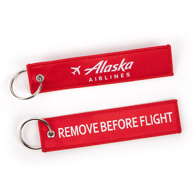 Alaska Airlines Remove Before Flight Key Tag