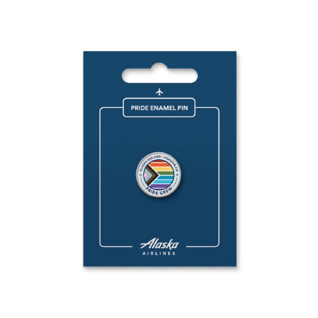Alaska Airlines Pride Lapel Pin