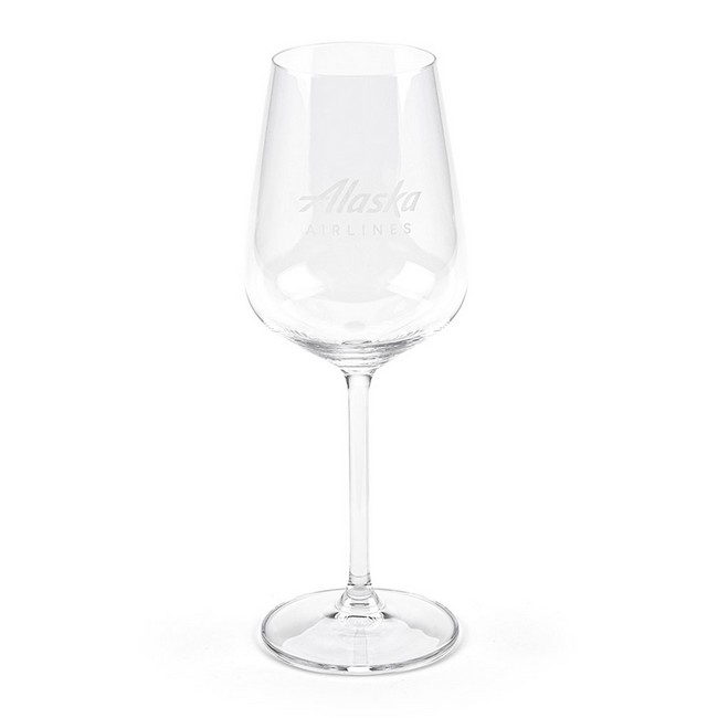 Alaska Airlines Stemmed Wine Glass