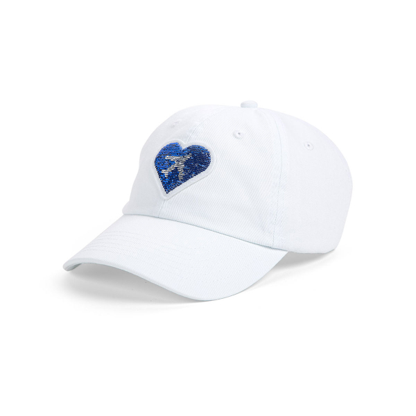 Alaska Airlines Sequin Patch Hat - White