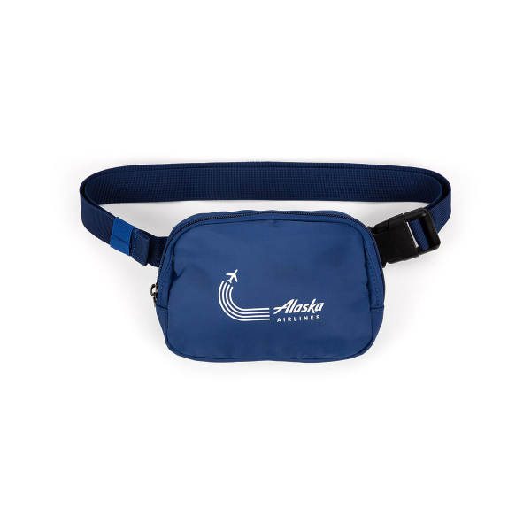 Alaska Airlines Navy Belt Bag