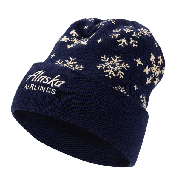 Alaska Airlines Winter Knit Beanie