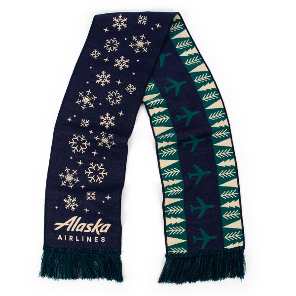 Alaska Airlines Winter Scarf