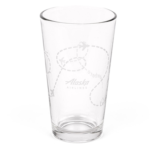 Alaska Airlines Pint Glass