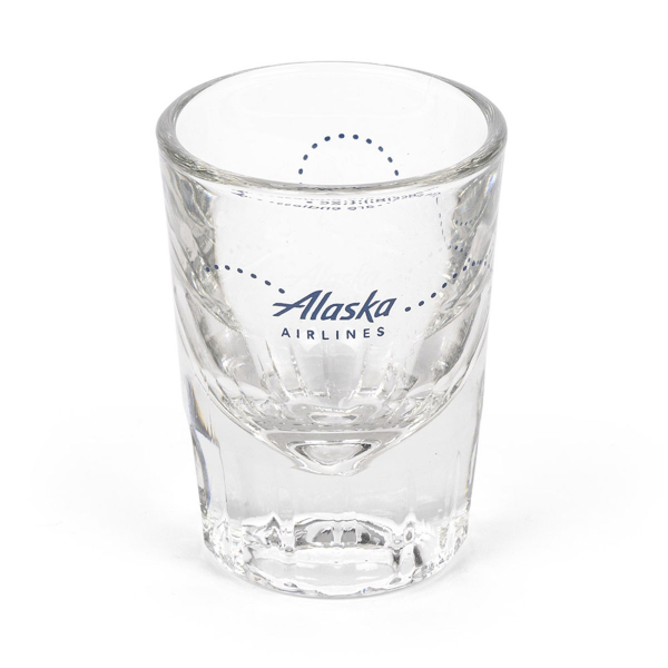 Alaska Airlines Shot Glass