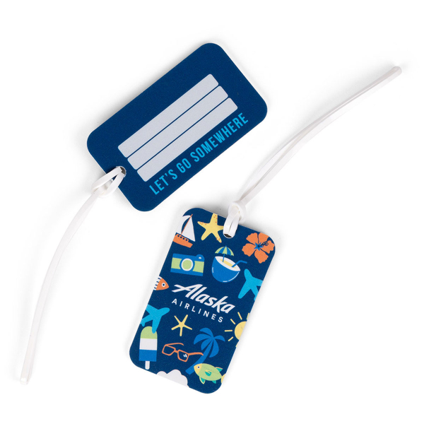 Alaska Airlines Summer Icon Luggage Tag