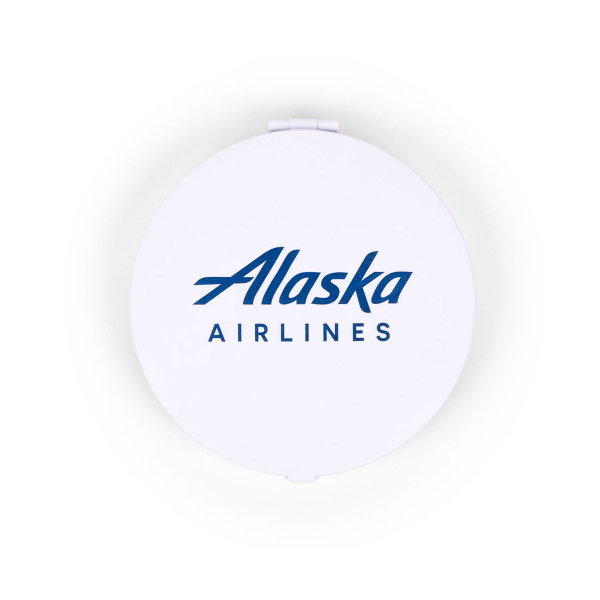 Alaska Airlines Rechargeable Dual Pocket Mirror