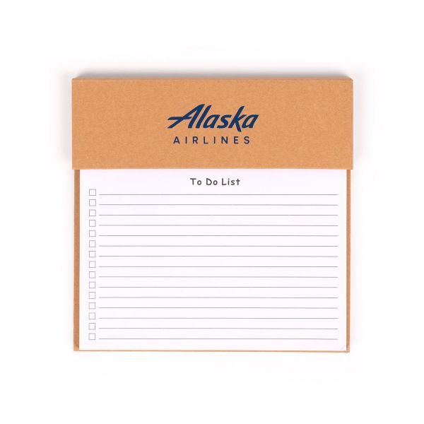 Alaska Airlines Desktop Notepad & Organizer