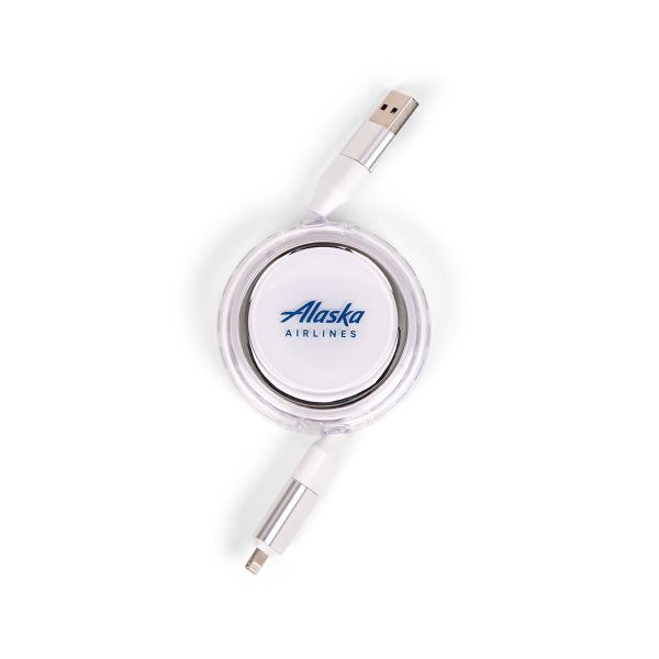 Alaska Airlines 4-in-1 Retractable Cable