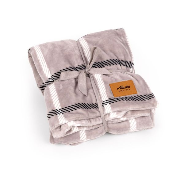 Alaska Airlines Throw Blanket
