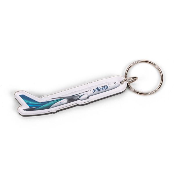 Alaska Airlines Global Aircarft Keychain