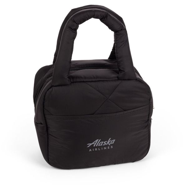 Alaska Airlines Quilted Lunch Bag
