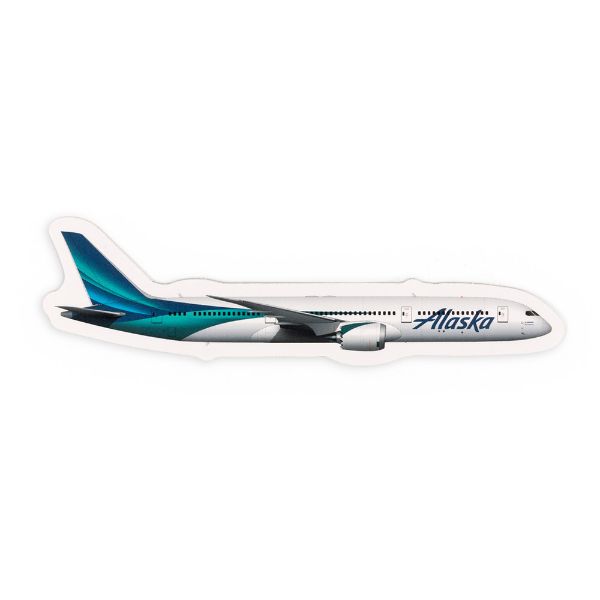 Alaska Airlines 5" Global Aircraft Sticker