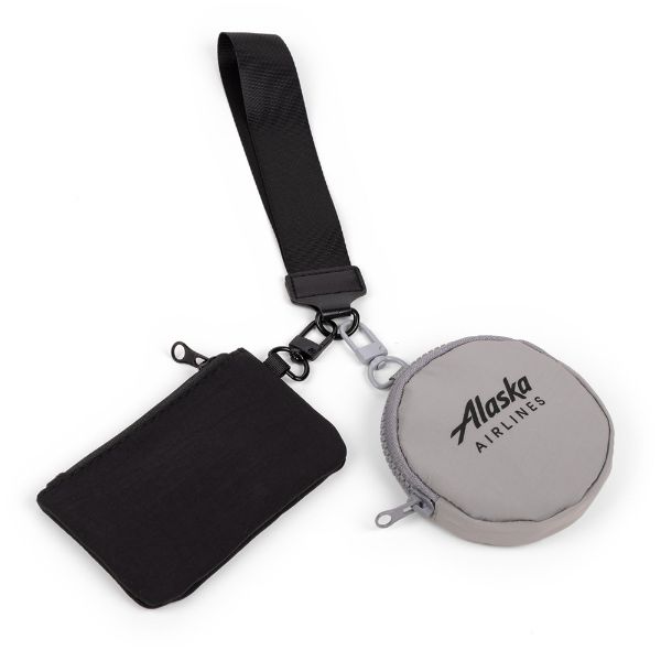 Alaska Airlines Double Wrist Wallet