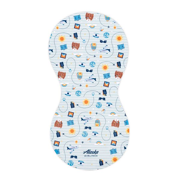 Alaska Airlines World Traveler Burp Cloth