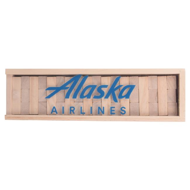 Alaska Airlines Wood Block Game