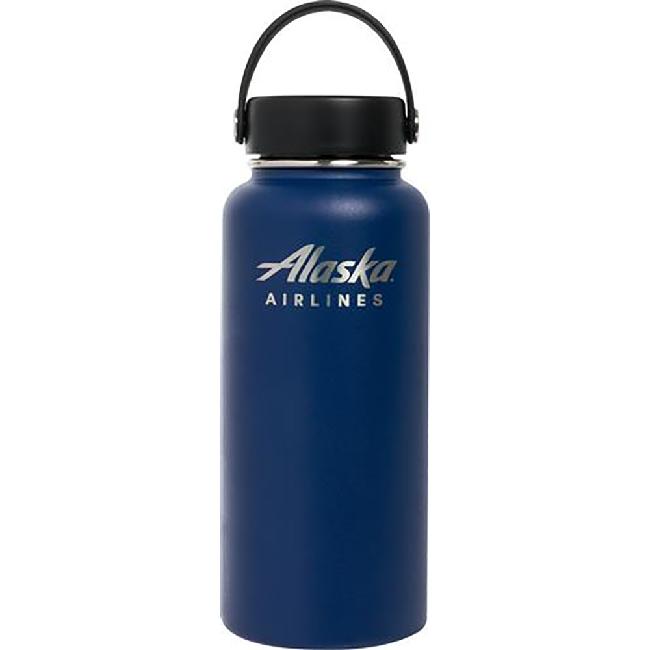 Alaska Airlines Hydro Flask 32oz Navy