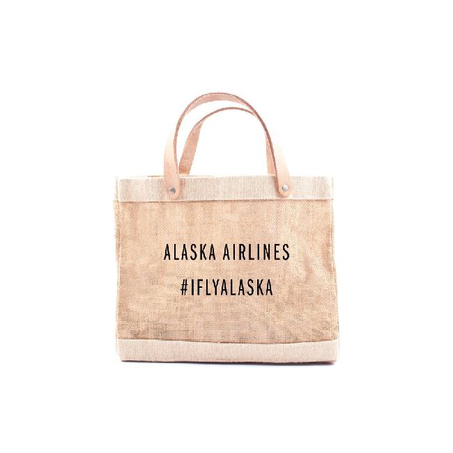 Alaska Airlines Tote Apolis Lunch Bag - 10x11.25"