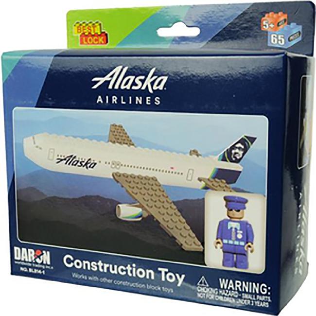 Alaska Airlines 55 piece Construction Toy