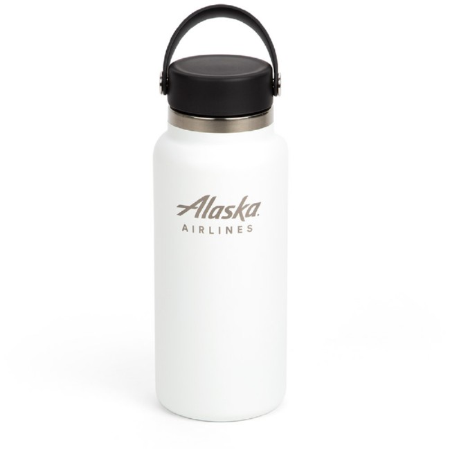 Alaska Airlines Hydro Flask 32 oz. - White