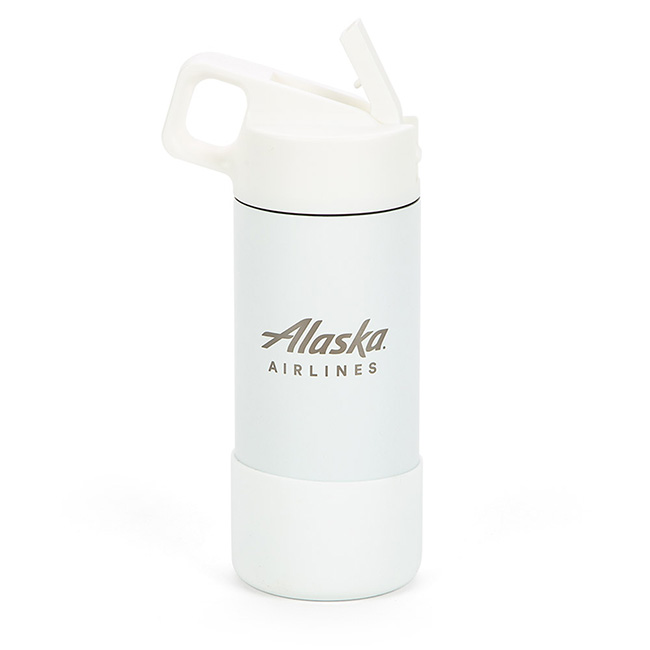 Alaska Airlines MiiR Water Bottle 12 oz.-White