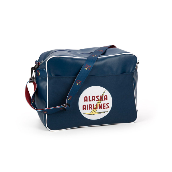 Alaska Airlines Retro Airline Duffel Bag