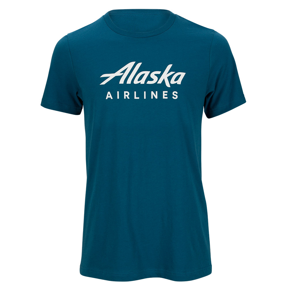 Alaska Airlines T-Shirt - Deep Teal - Alaska Airlines