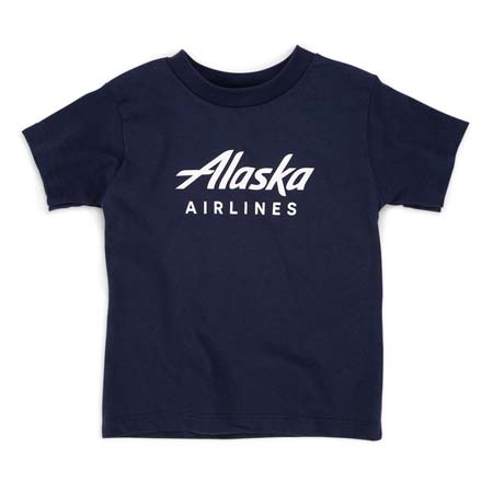 Alaska Airlines Toddler Tee - Navy