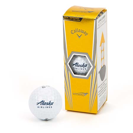 Alaska Airlines Callaway® Warbird Golf Balls (Pack of 3)