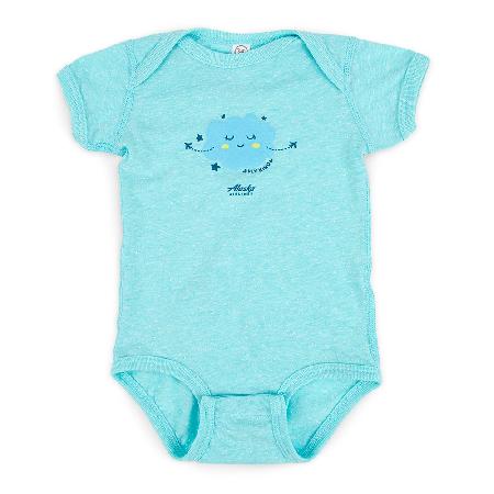 Alaska Airlines Cloud Baby Onesie