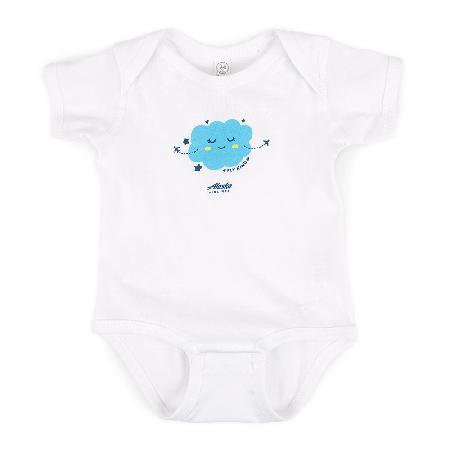 Alaska Airlines Cloud Baby Onesie