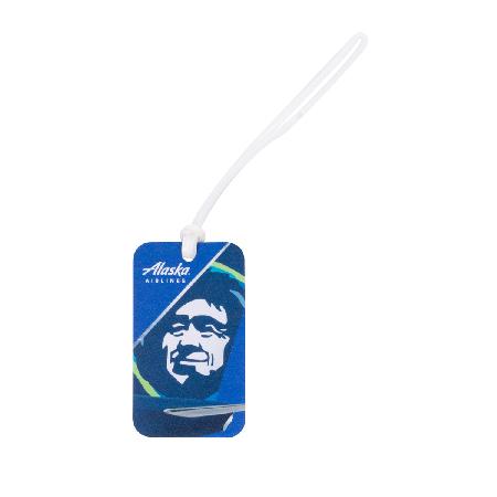 Alaska Airlines Luggage Tag - Tail Design