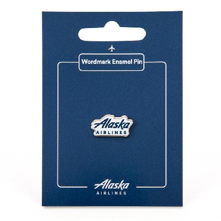Alaska Airlines Wordmark Lapel Pin