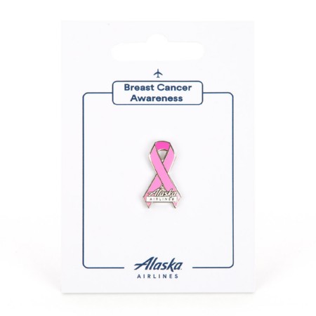 Alaska Airlines Breast Cancer Awareness Lapel Pin