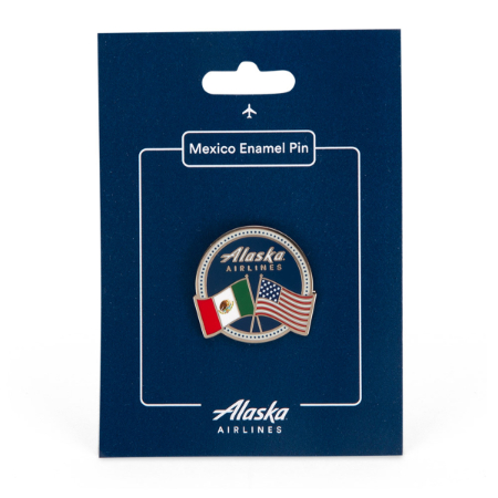 Alaska Airlines Mexico Lapel Pin