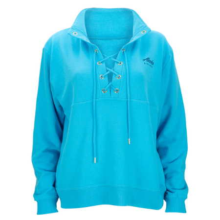 Alaska Airlines Ladies Lace Up Pullover