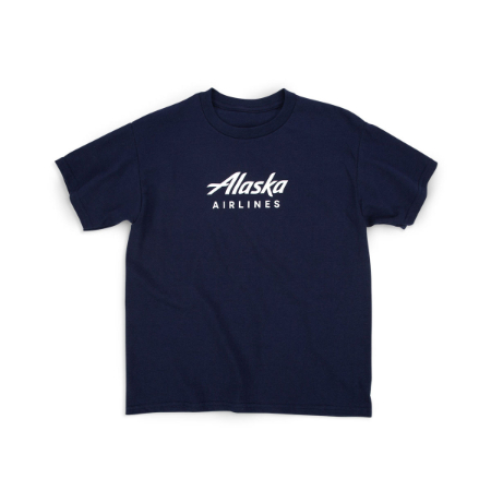 Alaska Airlines Youth Tee - Navy