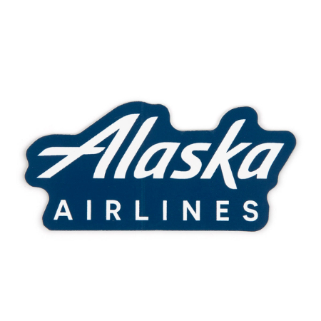 Alaska Airlines Die Cut Sticker