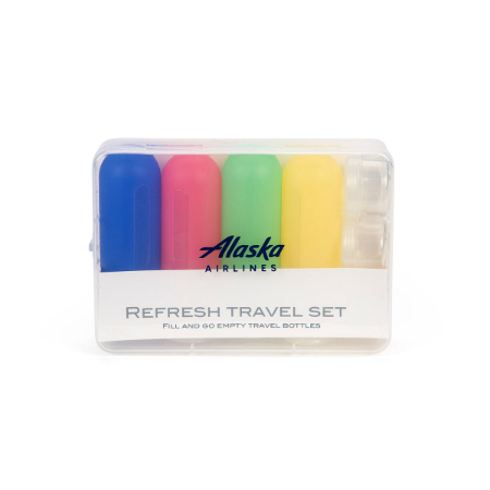 Alaska Airlines Travel Bottle Set