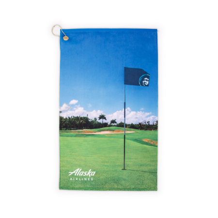 Alaska Airlines Sublimated Golf Towel