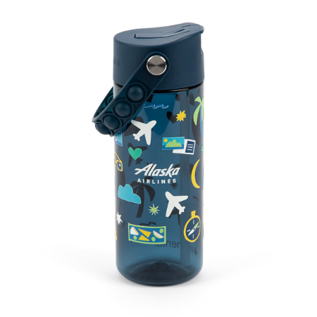 Alaska Airlines Kids 18 oz Water Bottle
