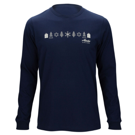 Alaska Airlines Holiday Long Sleeve T-Shirt