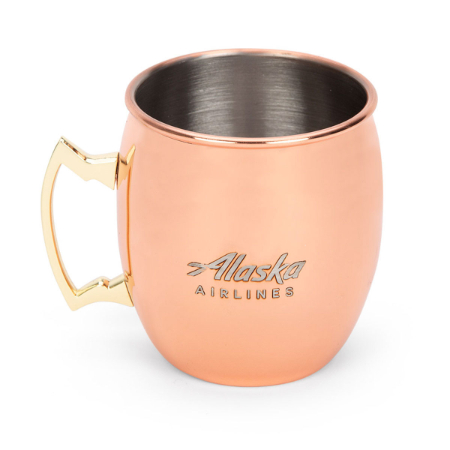 Alaska Airlines Moscow Mule Mug