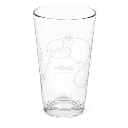 Alaska Airlines Pint Glass
